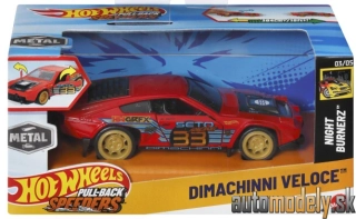 Hot Wheels Pull-Back Speeders Night Burnerz - Dimachinni Veloce
