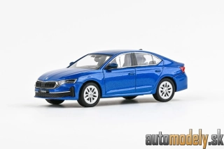 Abrex - Škoda Octavia IV FL (2024) modrá race metalíza - 1:43