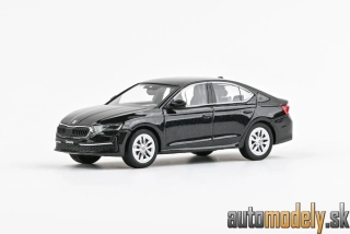 Abrex - Škoda Octavia IV FL (2024) čierna magic metalíza - 1:43
