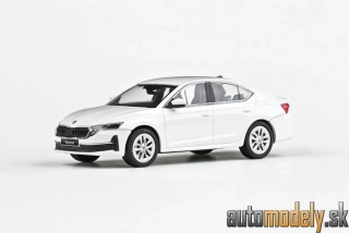 Abrex - Škoda Octavia IV FL (2024) biela candy - 1:43
