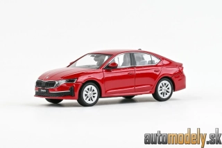 Abrex - Škoda Octavia IV FL (2024) červená velvet metalíza - 1:43