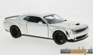 Motormax - Dodge Challenger Hellcat SRT, silber, 2018 - 1:24