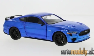 Motormax - Ford Mustang GT, blau, 2018 - 1:24