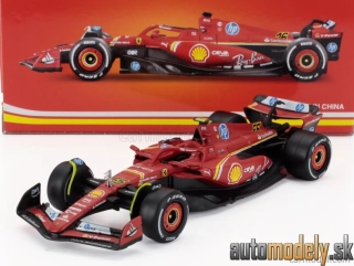 BURAGO - FERRARI - F1 SF-24 TEAM SCUDERIA FERRARI N 55 4th ITALY MONZA GP 2024 CARLOS SAINZ - 1:43