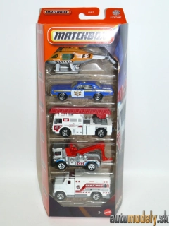 Matchbox - 5-pack MBX Rescue V