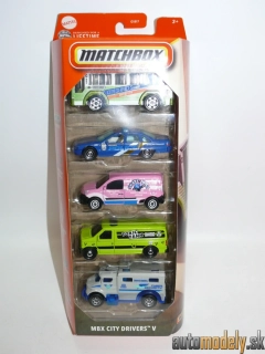 Matchbox - 5-pack MBX City Drivers V