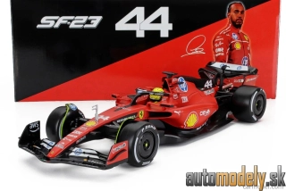 Bburago - FERRARI F1 SF-23 TEAM SCUDERIA FERRARI HP N 44 FIORANO 2025 LEWIS HAMILTON - 1:18