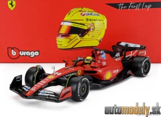 Bburago - FERRARI F1 SF-23 TEAM SCUDERIA FERRARI HP N 44 FIORANO 2025 LEWIS HAMILTON - 1:18