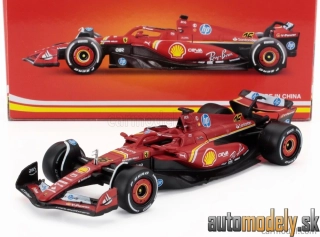 Bburago - FERRARI - F1 SF-24 TEAM SCUDERIA FERRARI N 16 WINNER ITALY MONZA GP 2024 CHARLES LECLERC - 1:43
