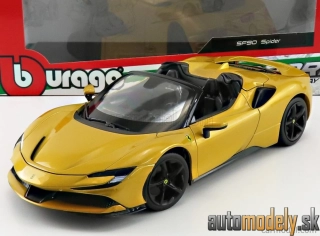 Bburago - FERRARI SF90 STRADALE HYBRID SPIDER 1000hp OPEN 2020 - 1:18