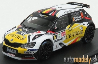 MINIPARTES - ŠKODA FABIA R5 N 6 RALLY YPRES 2018 K.PRINCEN, B.EELBODE - 1:43