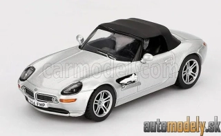 MINI-GT - BMW Z8 SPIDER 1999 - 007 JAMES BOND - THE WORLD IS NOT ENOUGH - 1:64