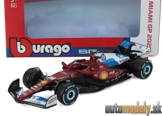 Bburago - FERRARI - F1 SF-25 TEAM SCUDERIA FERRARI HP N 44 MIAMI GP 2025 LEWIS HAMILTON - 1:43