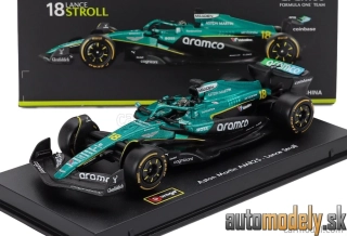Bburago - ASTON MARTIN - F1 AMR25 TEAM ARAMCO COGNIZANT N 18 SEASON 2025 LANCE STROLL - 1:43