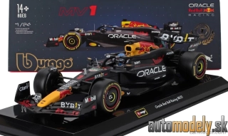 Bburago - RED BULL - F1 RB20 TEAM ORACLE RED BULL RACING N 1 WORLD CHAMPION SEASON 2024 MAX VERSTAPPEN - 1:24