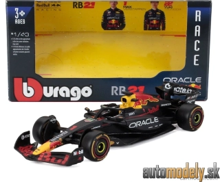 Bburago - RED BULL - F1 RB21 TEAM ORACLE RED BULL RACING N 1 SEASON 2025 MAX VERSTAPPEN - 1:43