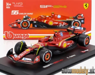 BURAGO - FERRARI - F1 SF-24 TEAM SCUDERIA FERRARI N 55 4th ITALY MONZA GP 2024 CARLOS SAINZ - 1:43