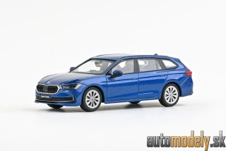 Abrex - Škoda Superb IV Combi (2023) Modrá Cobalt Metalíza - 1:43