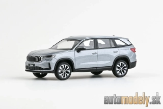 Abrex - Škoda Kodiaq II (2023) Strieborná Smoky Diamond Metalíza - 1:43