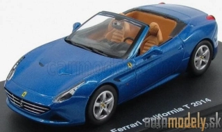 Edicola - FERRARI CALIFORNIA T SPIDER OPEN 2014 BLUE MET - 1:24