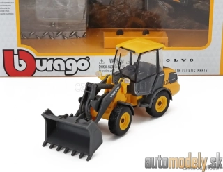 Burago - VOLVO - L25H RUSPA GOMMATA TRACTOR 2010 - 1:50