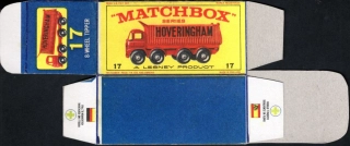 Replika Box - Matchbox Regular Wheels - No.17 8-Wheel Tipper