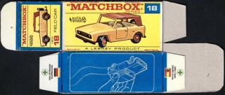 Replika Box - Matchbox Regular Wheels - No.18 Field Car