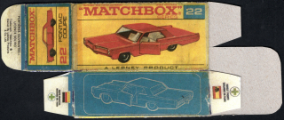 Replika Box - Matchbox Regular Wheels - No.22 Pontiac Coupe