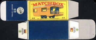 Replika Box - Matchbox Regular Wheels - No.23 Trailer Caravan