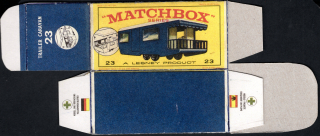 Replika Box - Matchbox Regular Wheels - No.23 Trailer Caravan