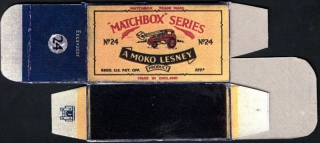 Replika Box - Matchbox Regular Wheels - No.24 Excavator