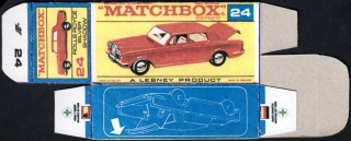 Replika Box - Matchbox Regular Wheels - No.24 Rolls Royce Silver Shadow