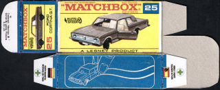 Replika Box - Matchbox Regular Wheels - No.25 Ford Cortina G.T.