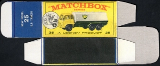 Replika Box - Matchbox Regular Wheels - No.25 B.P. Tanker