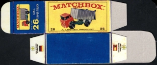 Replika Box - Matchbox Regular Wheels - No.26 G.M.C. Tipper Truck