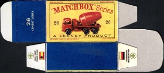 Replika Box - Matchbox Regular Wheels - No.26 Cement Lorry