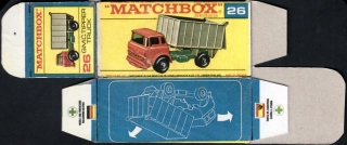 Replika Box - Matchbox Regular Wheels - No.26 G.M.C. Tipper Truck