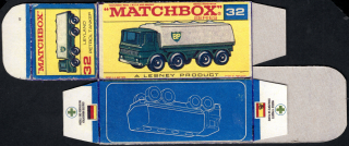 Replika Box - Matchbox Regular Wheels - No.32 Leyland Petrol Tanker