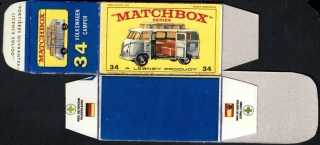 Replika Box - Matchbox Regular Wheels - No.34 Volkswagen Camper