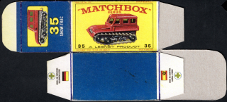 Replika Box - Matchbox Regular Wheels - No.35 Snow-Trac