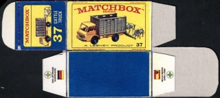Replika Box - Matchbox Regular Wheels - No.37 Cattle Truck