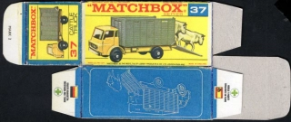Replika Box - Matchbox Regular Wheels - No.37 Cattle Truck