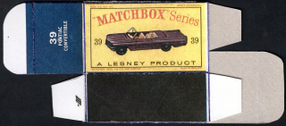 Replika Box - Matchbox Regular Wheels - No.39 Pontiac Convertible