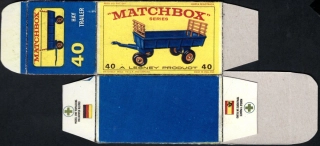 Replika Box - Matchbox Regular Wheels - No.40 Hay Trailer