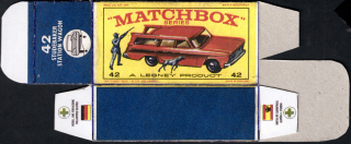 Replika Box - Matchbox Regular Wheels - No.42 Sudebaker Station Wagon