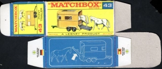 Replika Box - Matchbox Regular Wheels - No.43 Pony Trailer