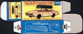 Replika Box - Matchbox Regular Wheels - No.45 Ford Corsair