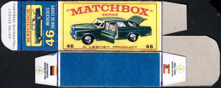 Replika Box - Matchbox Regular Wheels - No.46 Mercedes 300 SE Coupe