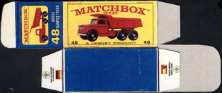 Replika Box - Matchbox Regular Wheels - No.48 Dodge Dumper Truck