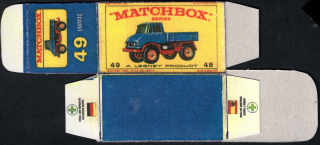 Replika Box - Matchbox Regular Wheels - No.49 Unimog